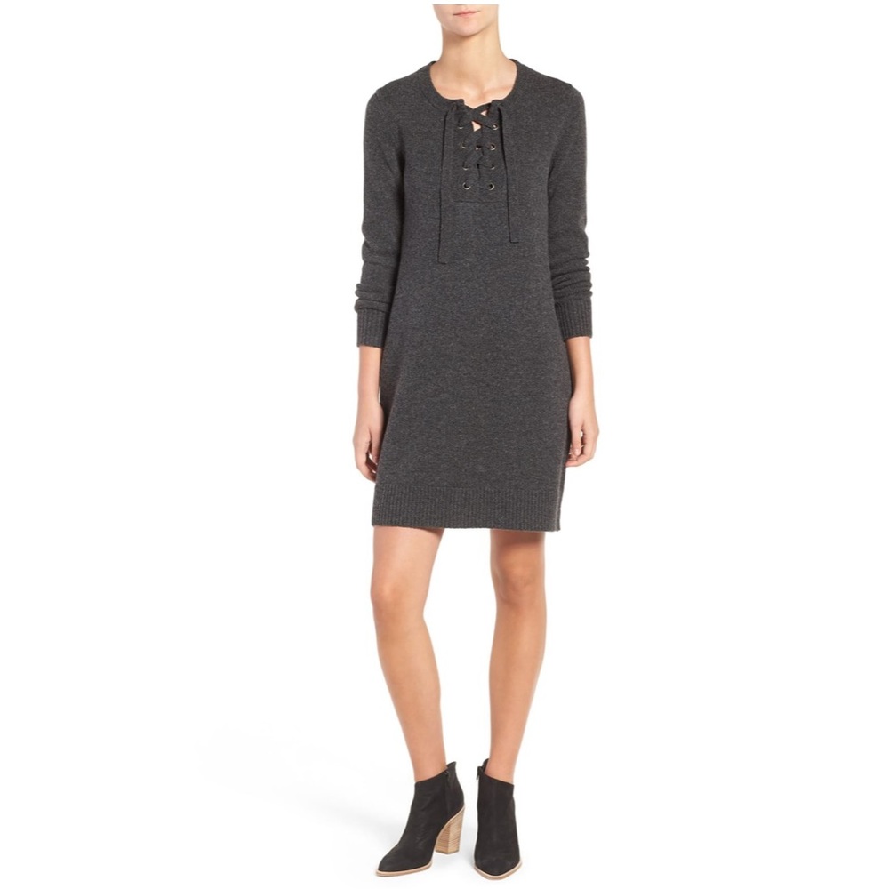Merino Wool Sweater Dress XXS
